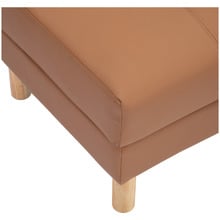 Tan Oslo Upholstered Ottoman
